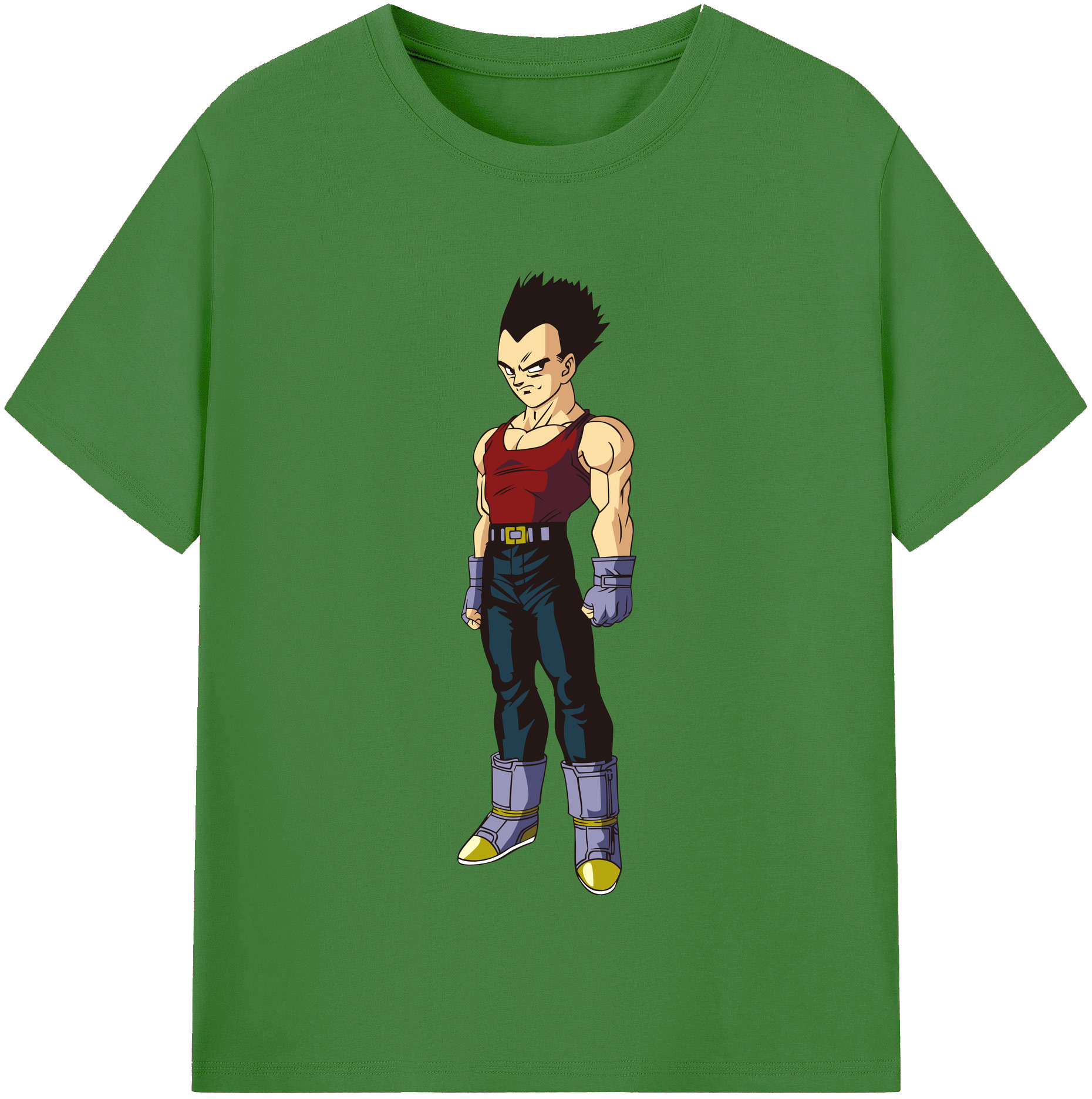 （画像用） ドラゴンボール ベジータ四世（Bejīta Yonsei）DRAGON BALL Vegeta IV レディースカジュアルプリントTシャツ（綿100％）